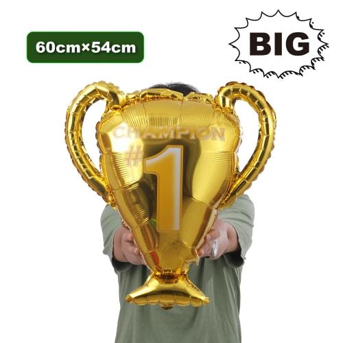 [Balloon Shop] Trophy Soccer Balloon Decoration Celebration Cup Celebration Soccer Ball Cheering Star Commemorative Photo Club Activities Club (Soccer