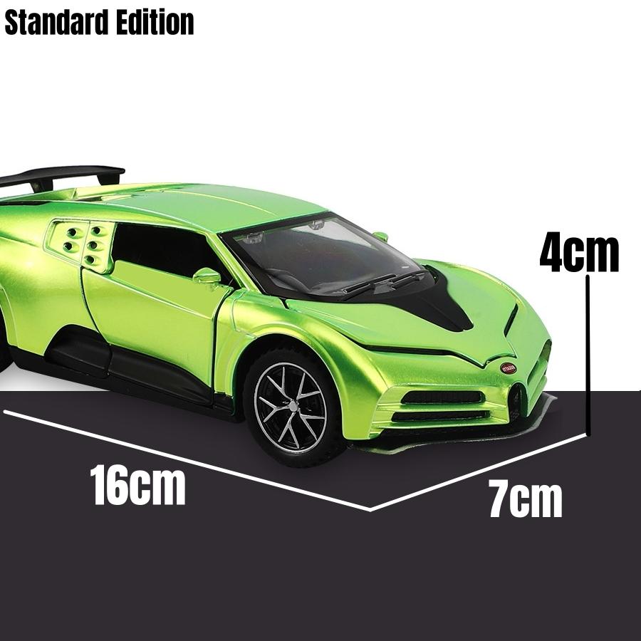 1/32 Bugatti EB110H Centodieci Leksaksbil Miniatyr Pressgjuten Super Sport Fordonsmodell Ljud & Ljus Samlarobjekt Gåva Till Pojke Barn