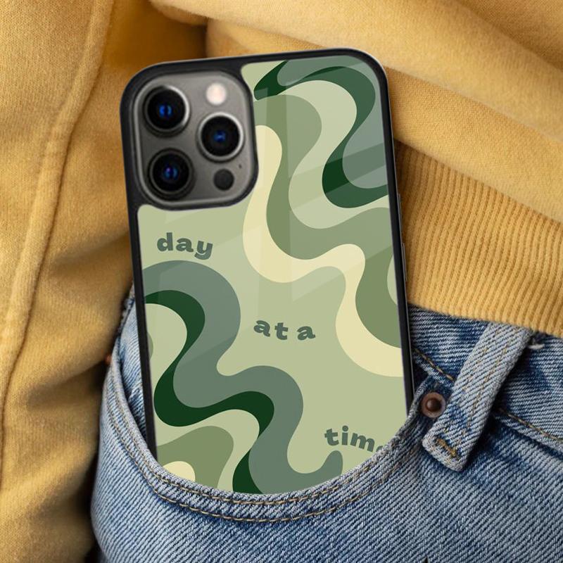 green aesthetic Soft Phone Case for iPhone 17 Air 16e Pro max 15 Pro 13 14 Plus 11 12 MagSafe Magnetic Coque