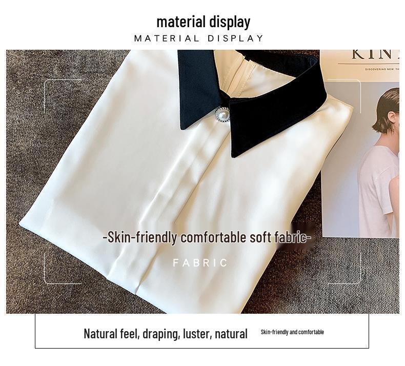 Women's Spring & Autumn Long Sleeve Casual Shirt - High-End Design, Versatile Top