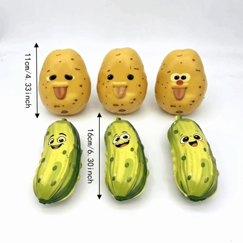 Slow Rising Vegetable Squeeze Toy Slow Rebound Simulation Vegetables Fidget Toy Birthday Scene