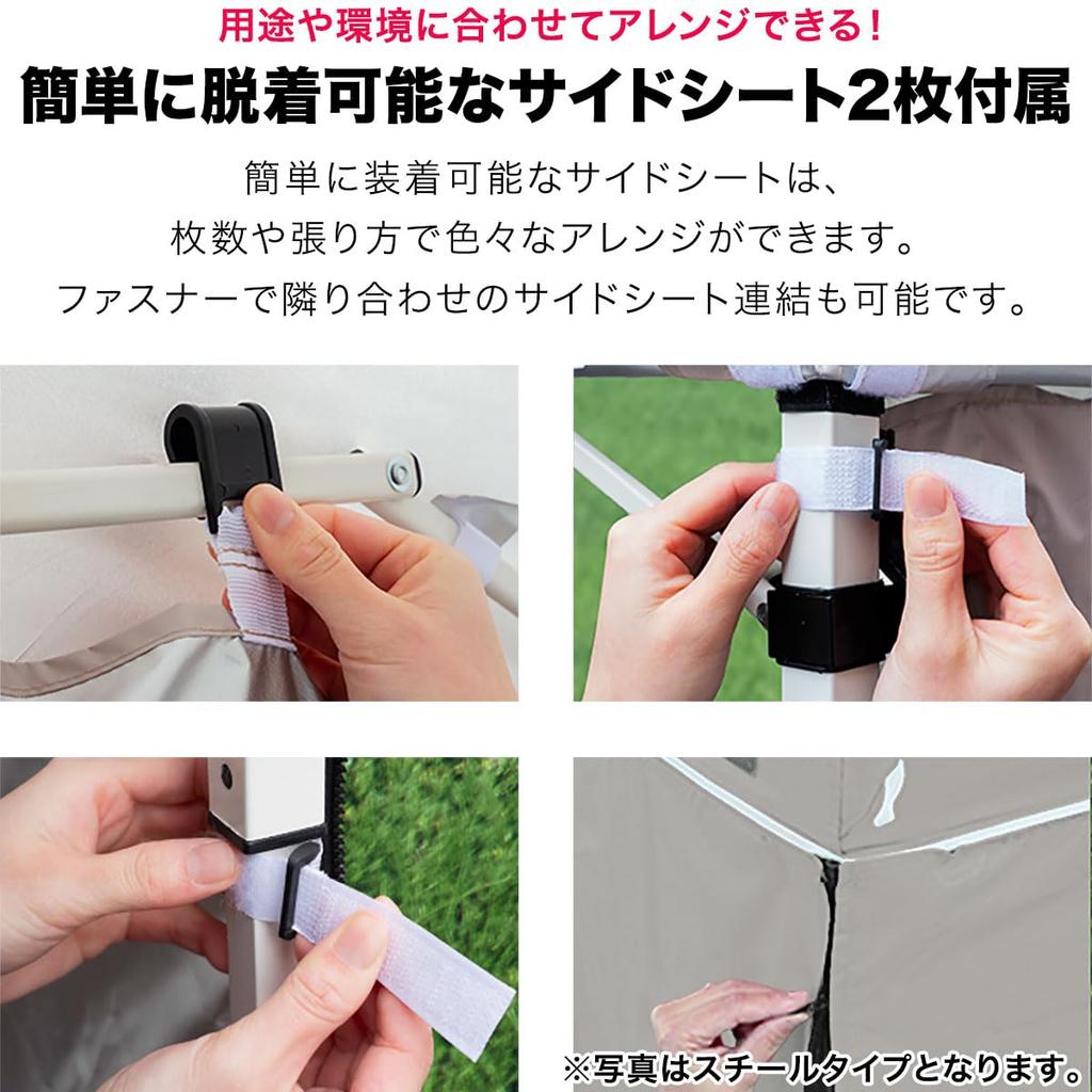 FIELDOOR One Touch Alumínio Lona Tenda Portátil Centro Trava de 2 Lados Uma Ação Tamanho Compacto Leve Proteção UV Resistente à Água Dobrável