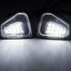 2x LED Side Under Mirror Puddle Light For VW Passat B7 CC Scirocco III Jetta Eos
