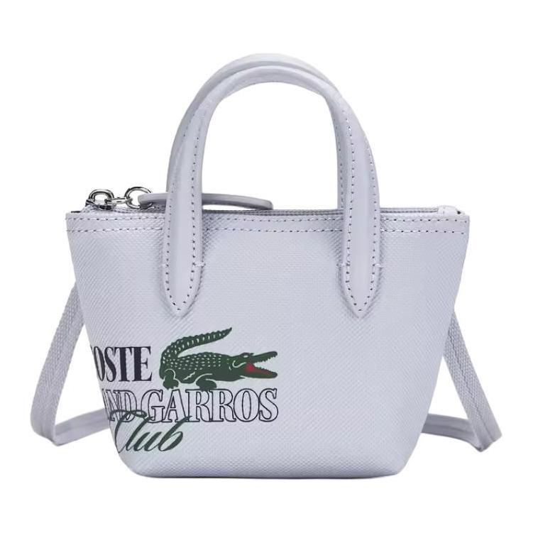 

Lacoste Classic Crocodile Pattern Zipper Closure PVC Shoulder Crossbody Handbag Mini Women handbags Phoenix-Blue NF4509RG Phoenix Blue,Mini