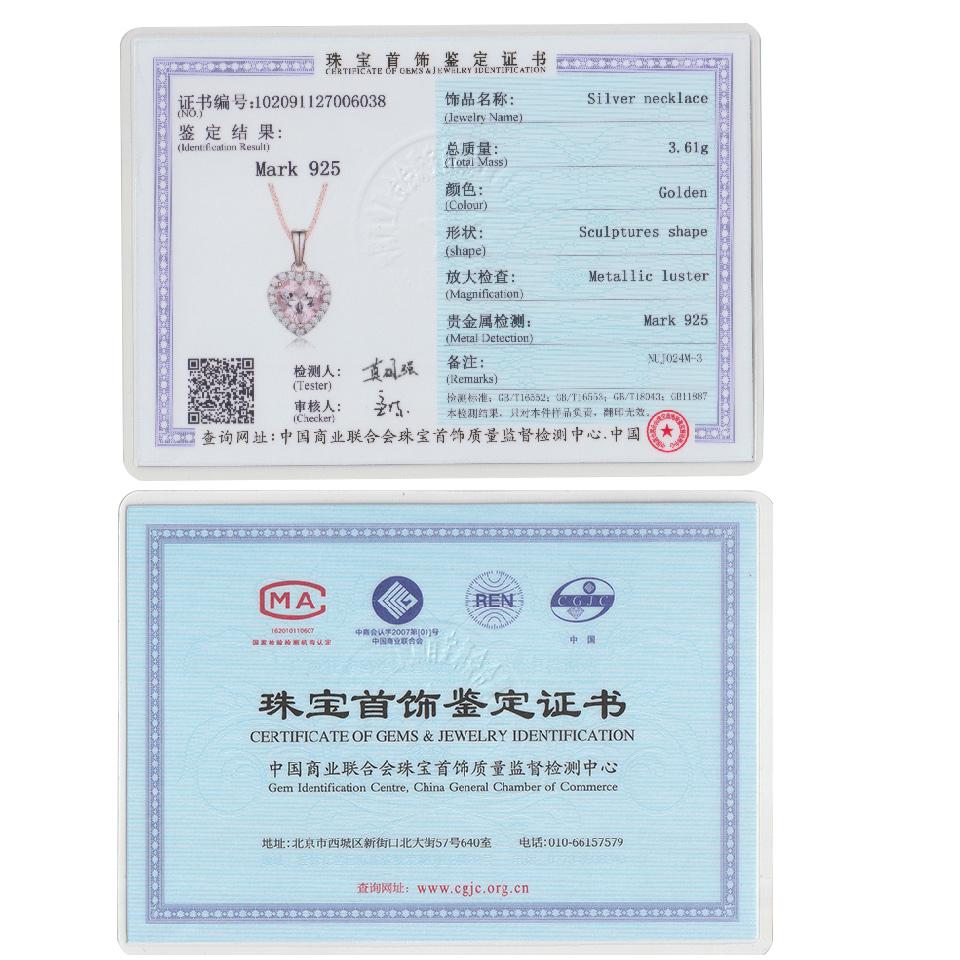 Umcho 925 Sterling Silver Necklaces Solid Elegant Pendant Luxury Jewelry for Women Mom Girlfriend Girls