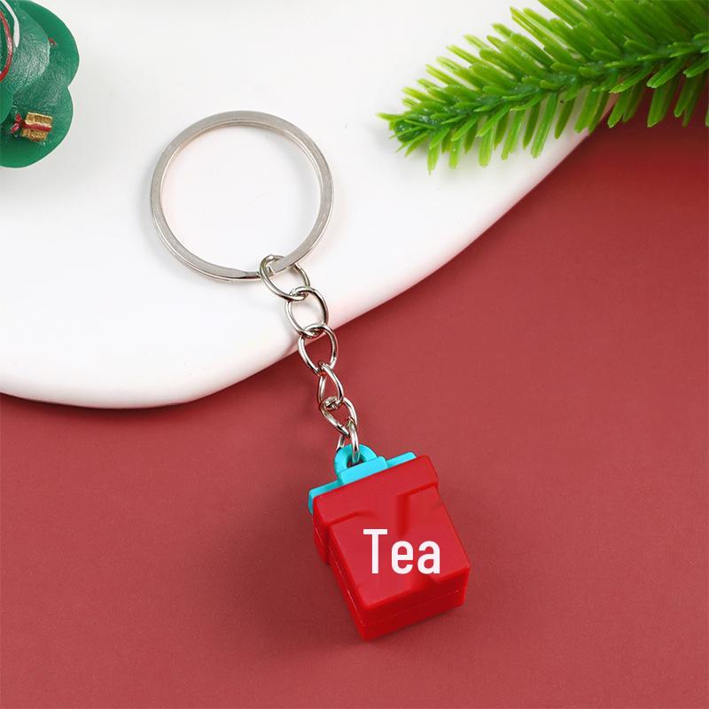 Santa Claus Silicone Keychain - Cute Christmas Student Gift