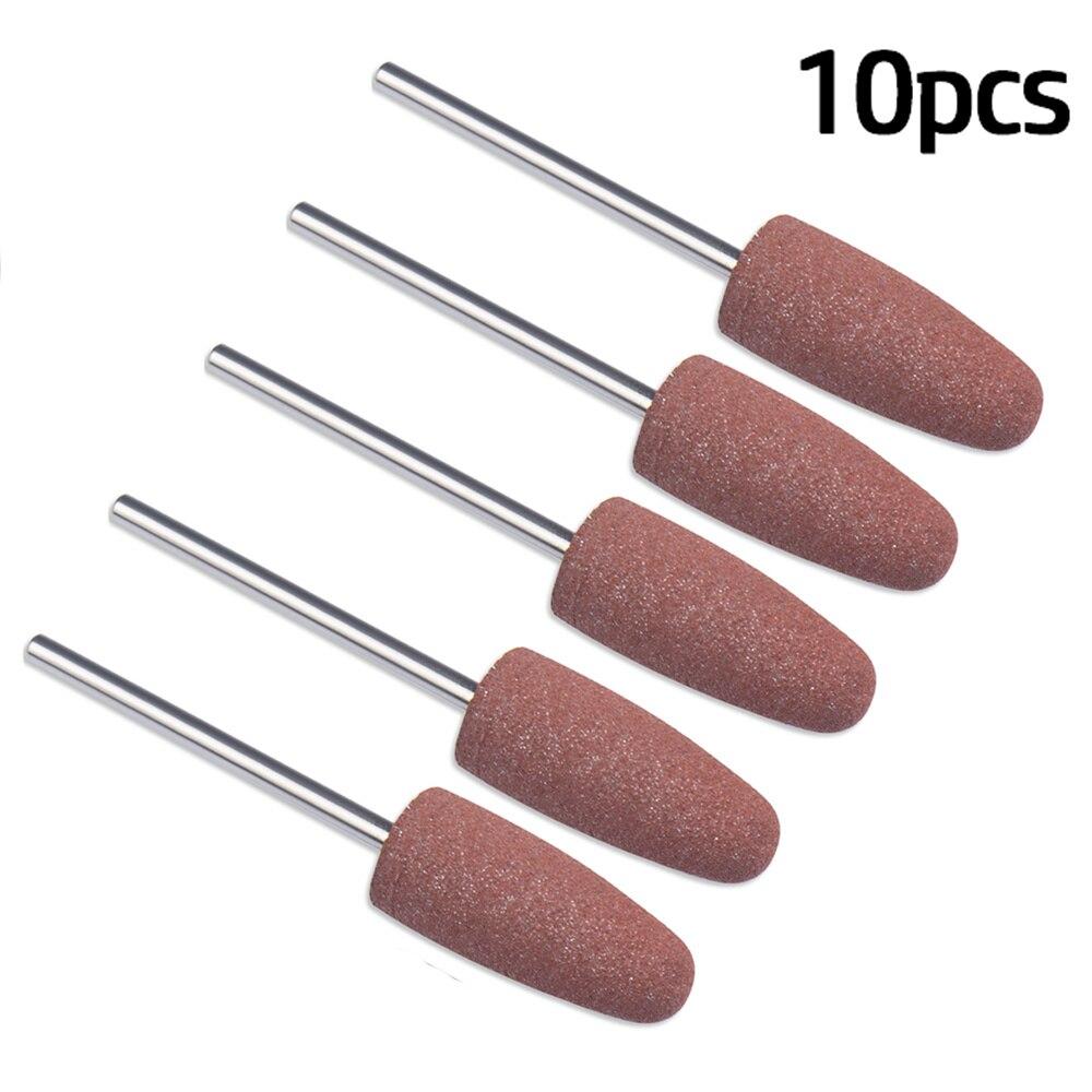 Cutter For Manicure Rubber  BuSilicone Ceramic Millingrr Nail Art Cutter Polishing Buffer Files Electric Machine Drill Bit
