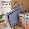 Large Capacity Clothes Storage Basket Foldable Organizer Box Clothing Storage Box  Wardrobe