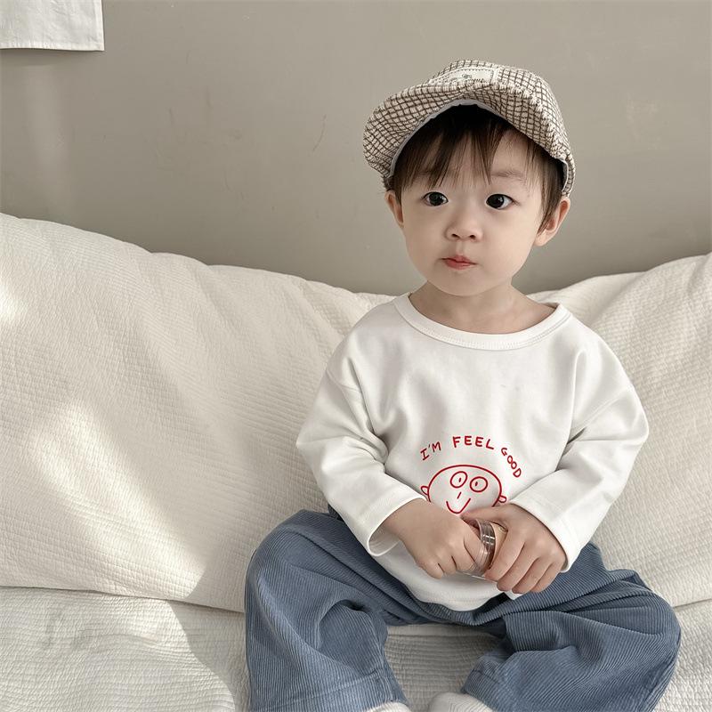 Kids' Korean Style Autumn Sweatshirt & Pants Set – Boys' Infant & Toddler Two-Piece Outfit