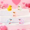 10/20Pcs Glow In Dark Resin Duck Figurines With Heart Sunglasses Valentine Gift I Love You Decor For Fairy Garden