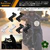 UME-STAR Harley Highway Pegs Foot Pegs Step Pegs Step Extension Bike Aluminum Bracket (Black)