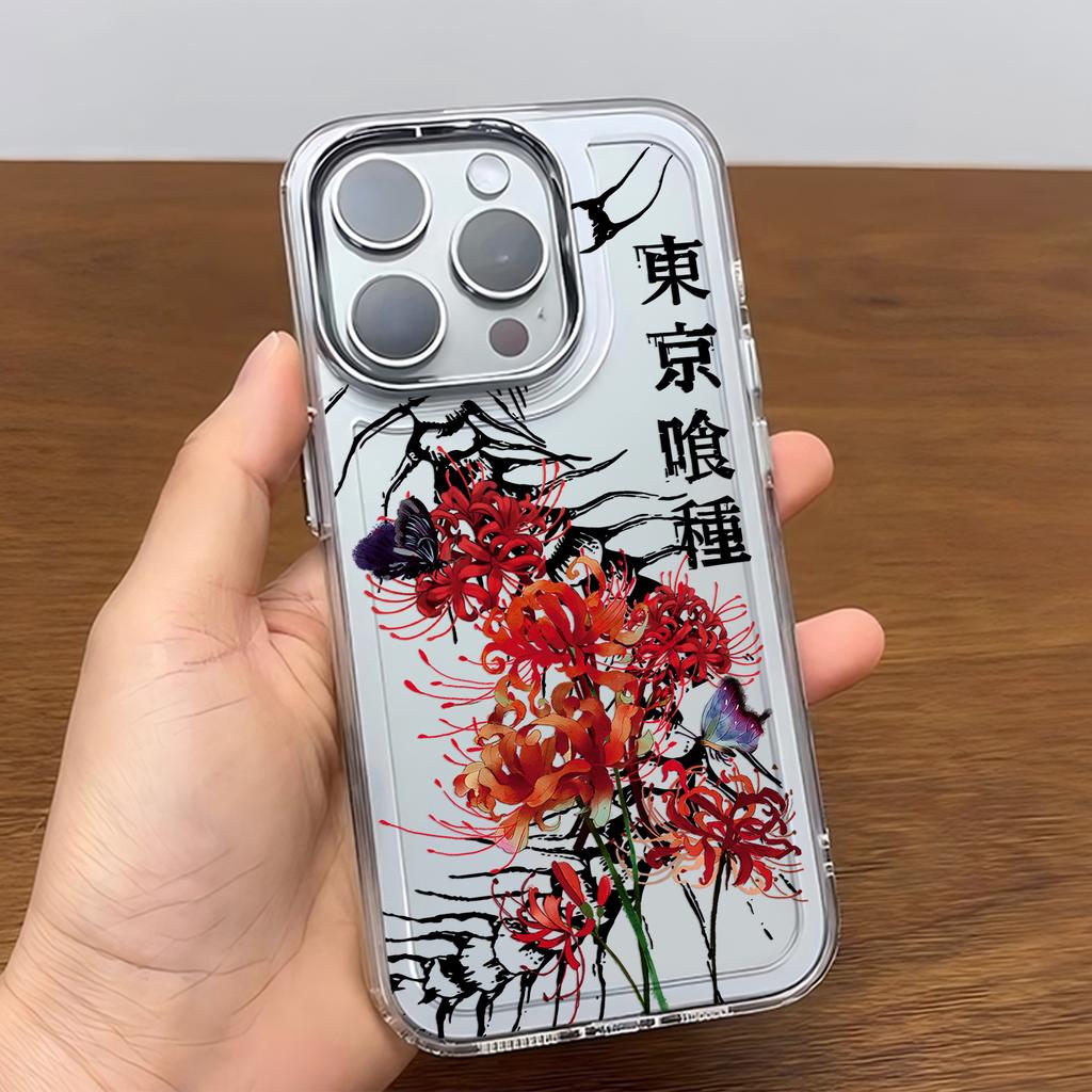 Coque de téléphone Anime Japonais Tokyo Ghoul Pour iPhone 17 16e 16 15 14 13 12 11 mini Pro Max X XR XSMAX 8 7 Air Plus Housse Souple