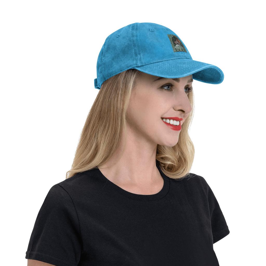 Gothic Vampire Halloween Haunted Mansion Baseball Caps Snapback Washed Denim Hats Casquette Streetwear Baseball Cowboy Hat