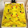 Pikachu Pokémon patroon Flanellen Deken, Hoge kwaliteit Comfortabel voor Alle Seizoenen, Woondecoratie, Warmte en Comfort, Perfect voor Cadeaus.