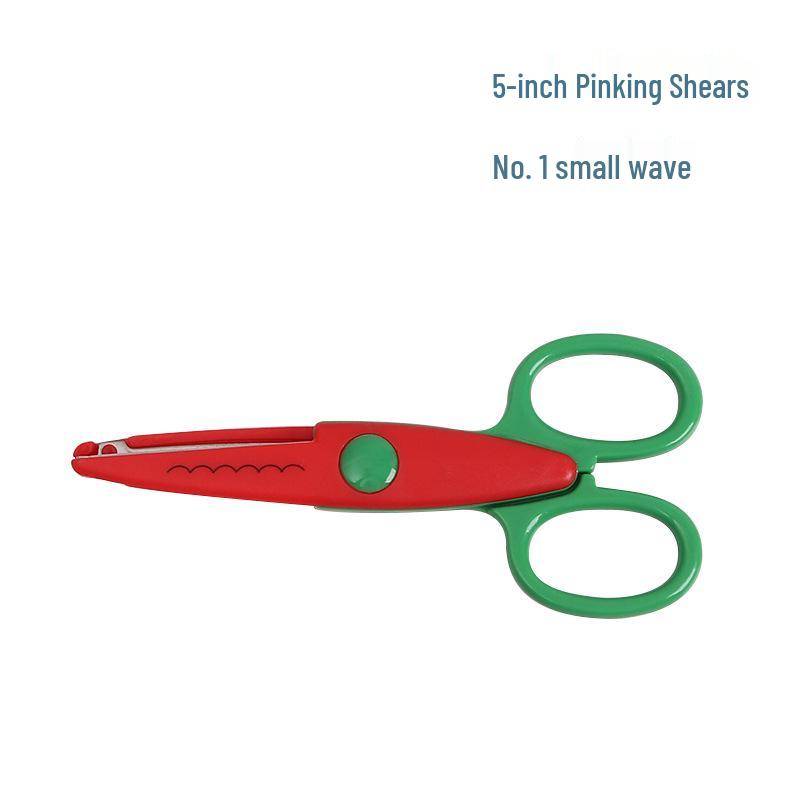 Children's Craft Safety Scissors - 5-inch Fun Patterned Blades for DIY and Albums