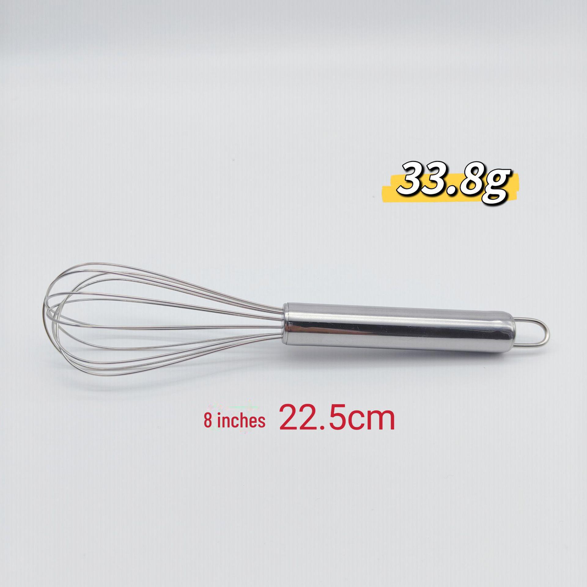 

Ручной венчик для взбивания яиц из нержавеющей стали с 6 проволоками для выпечки на кухне 8 inch stainless steel
