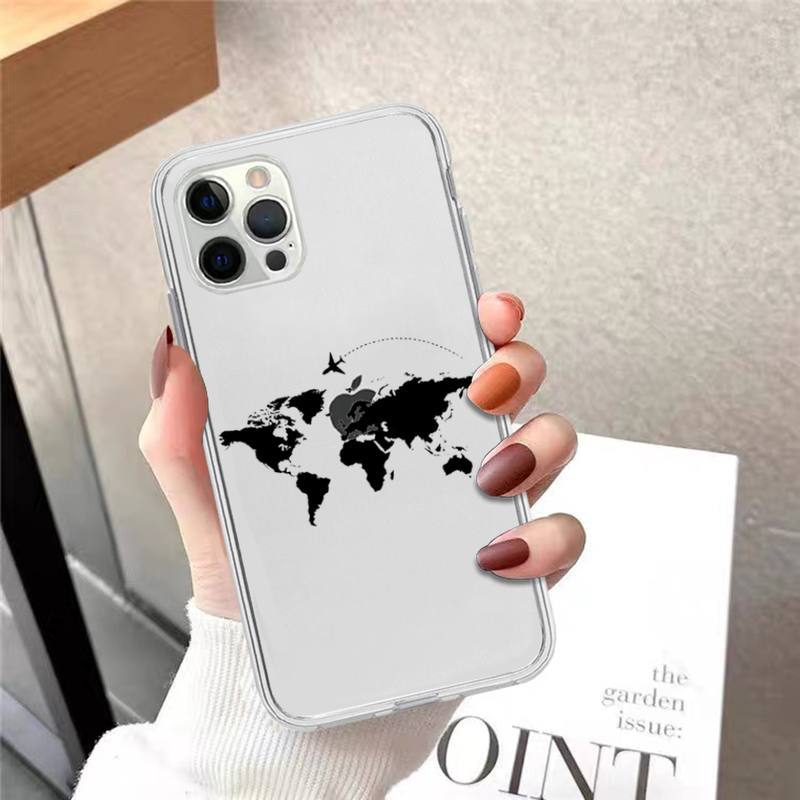 

Подходит для iPhone16, чехол для мобильного телефона с парой, карта любви, мужской и женский чехол для мобильного телефона с линиями самолетов 16plus