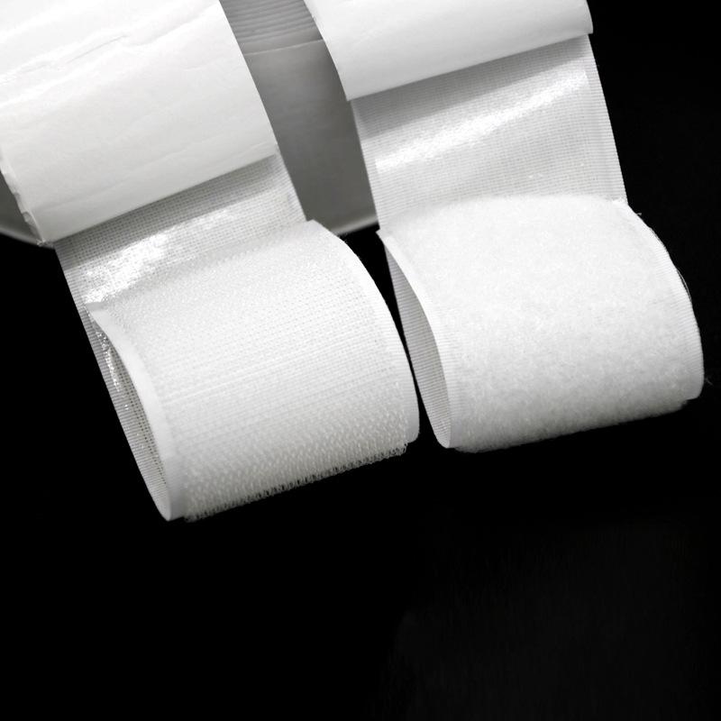 Strong Adhesive Double-Sided Magic Tape with Hook & Loop for Curtains, Screens, and Foot Pads