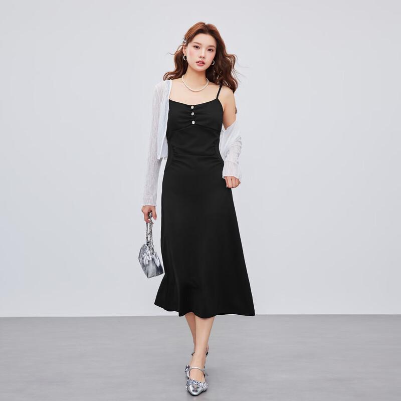 IEF French Style Spaghetti Strap Maxi Dress
