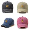 Adjustable Denim Cotton Baseball Hat With Sunshade And Windproof Features For Men Women