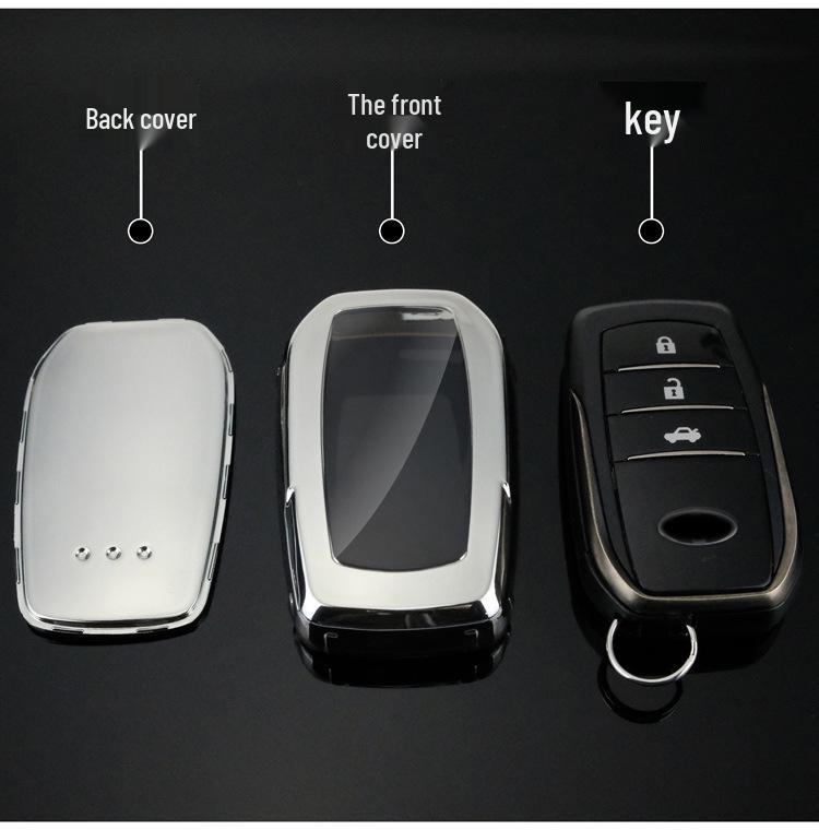 Toyota Key Shell & Remote Protective Cover for Highlander/Camry