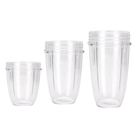 18/24/32oz Juicer Cup Mug Transparent Making Drink Lightweight Compatible with Blender  Juicer Cup Mug for Kitchen for Nutri Blender 600W