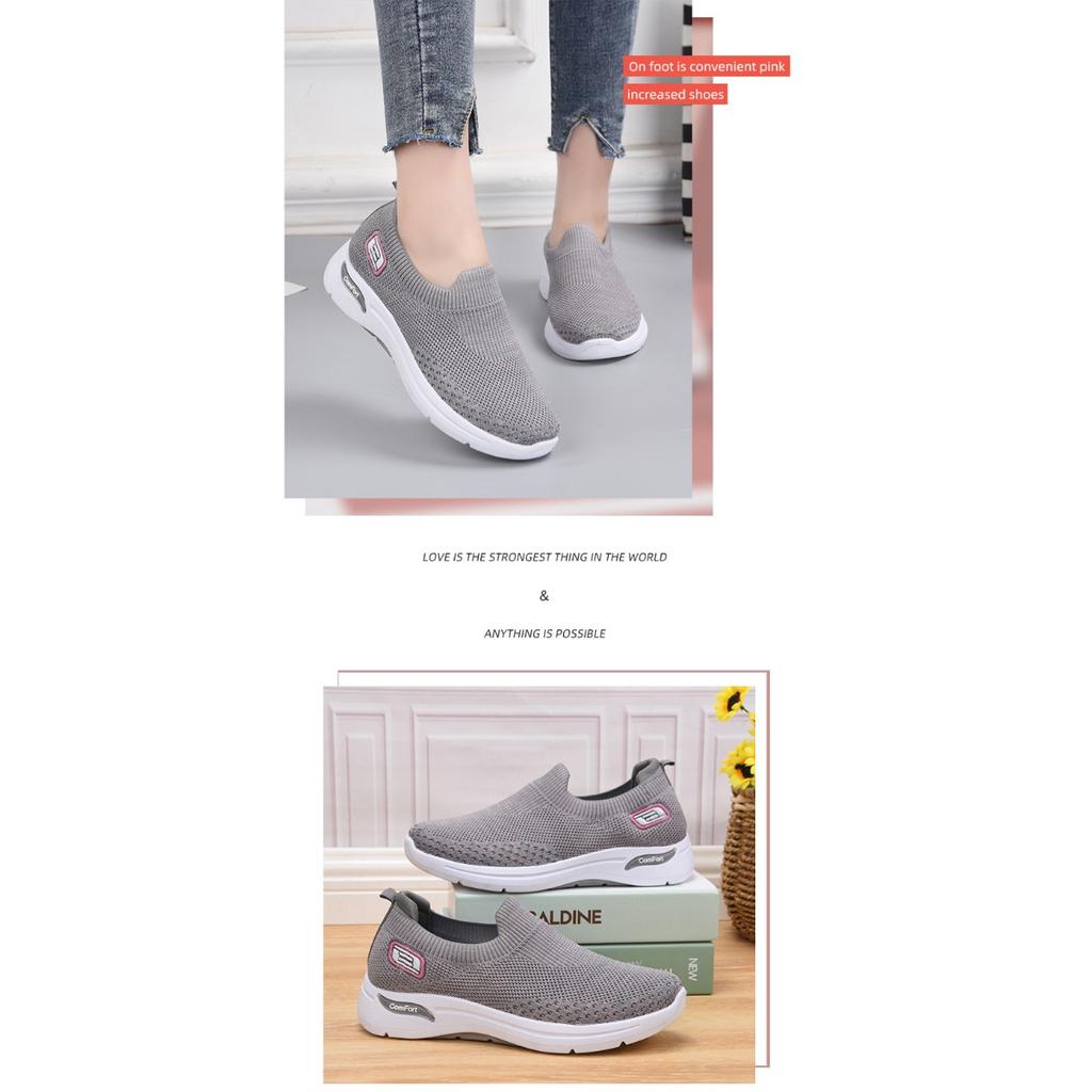 Damenschuhe, Lässige Damenschuhe, Schuhe mit weicher Sohle, Socken-Schuhe, Modische Sportschuhe für Damen