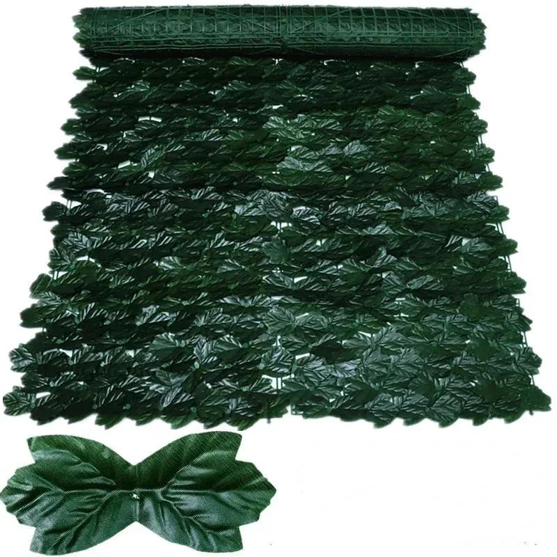 1X3M Privacy Fence Screen Outdoor Garden Backyard Plant Trellis Garden Decoration Outdoor Balcony Decorations Fake Plants