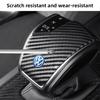Valve Stems Caps VW Car Shift Stick Cover Carbon Fibre Sports Gear Lever Cap For Volkswagen Polo Golf GTI CC Tiguan Arteon Passa zd7