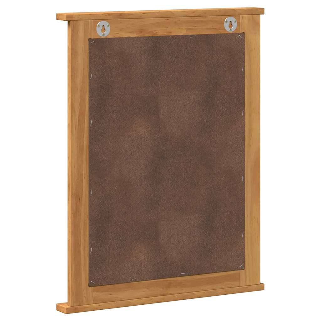 VIGO Mirror Honey Brown 55.5 x 5 x 70 cm Solid Pine Wood
