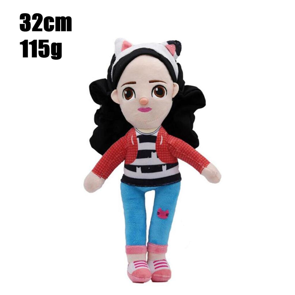 2025 New Style Gabby Dollhouse Plush Toy Mercat Cartoon Stuffed Animals Mermaid Cat Plushie Doll Kids Birthday Christams Gifts