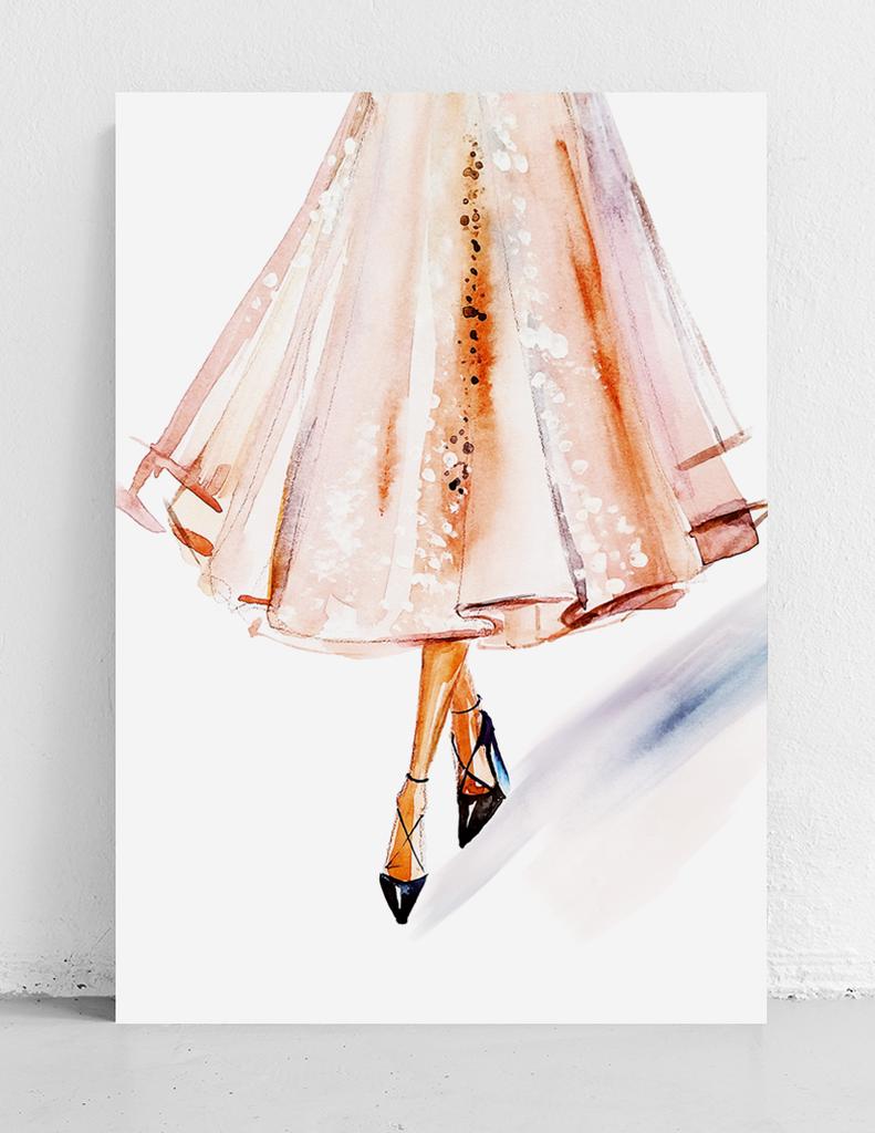 Poster Pink French Skirt