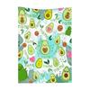 Avocado-Kuscheldecke, Weiche leichte Flanelldecken für Bett, Couch, Sofa, Ganzjahres-Warme Gemütliche Flauschige Plüsch-Mikrofaserdecke