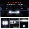 VOSICKY Newest 4-inch LED Headlights, Fog Lamps, and Auxiliary Lights (Set of 2) (Black)
