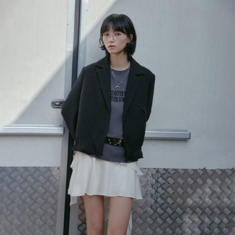 Jumper Type Tweed Jacket As1wj265