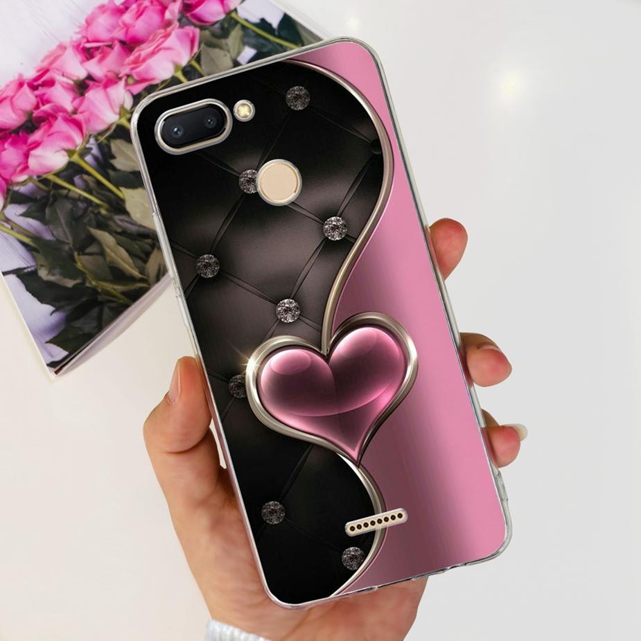 For Xiaomi Redmi 6 6A Case Cute Painted Cover Clear Silicone Phone Case Soft TPU Shell For Redmi 6A Redmi6 Redmi6A Fundas Bumper