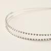 Roan's Silver Cubic Two-Line Simple Hairband C92