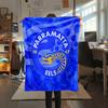 Parramatta Eels pattern Flannel Blanket, High quality Comfortable for All Seasons, Home Decor, Warmth and Comfort, Perfect for Gifts.