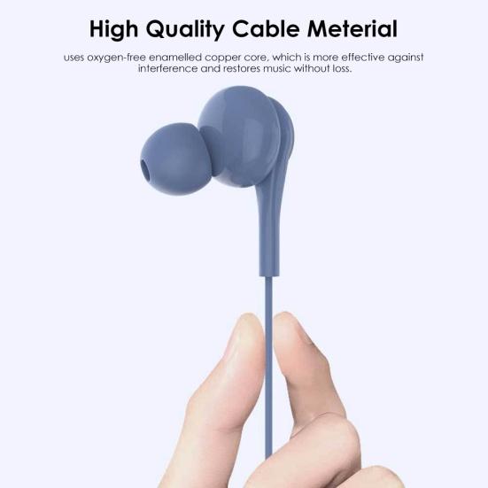3.5mm Wired In-Ear 4D Stereo HiFi Music Earphone Headset with Mic for Phone PC
