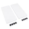 2pcs Diatomite Coaster Water Absorbent Fast Drying  D Diatomaceous Earth Soap Dish with Foot Pads for Bathroom Kitchen