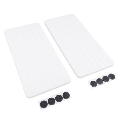 2pcs Diatomite Coaster Water Absorbent Fast Drying  D Diatomaceous Earth Soap Dish with Foot Pads for Bathroom Kitchen