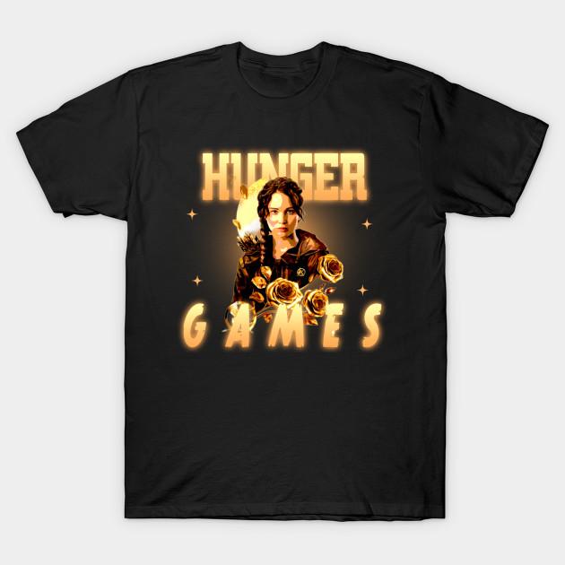 

Men Black Print T-shirt Hunger Games No-Cut Transfer Paper Print Cotton Tshirt 4XL чорний