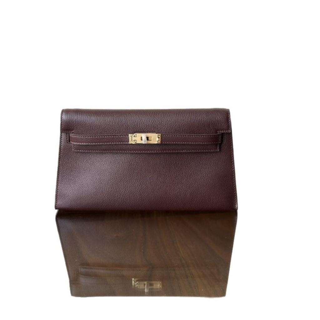 Kazilan Kelli Unterarmtasche Obermaterial Ziegenprint Clutch Ein Schulter-Crossbody-Funktionstasche Trendige Clutch-Tasche
