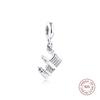 Passar Europa Armband 925 Sterling Silver Prag Karlsbron Dangle Charms Pärlor för kvinnor DIY smyckestillverkning