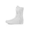 Personalized Women Boot New Womes Canvas Boot Ankle Boot Tassel Decorated Flats Embroidery Comfortable Vulcanized Sneakers Tenis