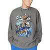 Li-Ning Pattern Printed Pullover Long Sleeve Sweatshirt Unisex Sweatshirt Gray AWDS555-4