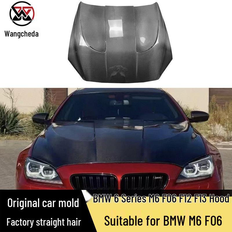 BMW 6 Series M6 F06 F12 F13 Carbon Fiber Double Hole Engine Hood Kit