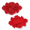 Sparkling Flower Brooch Fabrics DIY Craft Sewing Supplies Rose Brooch Fabrics  Shoe Decoration