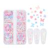 Papillon bricolage breloque paillettes flocons décorations de manucure paillettes scintillantes mélange de paillettes scintillantes mélange de paillettes pour les filles