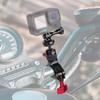 HSU Handlebar Mount Aluminum Camera Holder Diameter inches 35 Adjustable Angle Compatible with Almost All Camera Models from Motorcycle/Bicycle 0.3 -